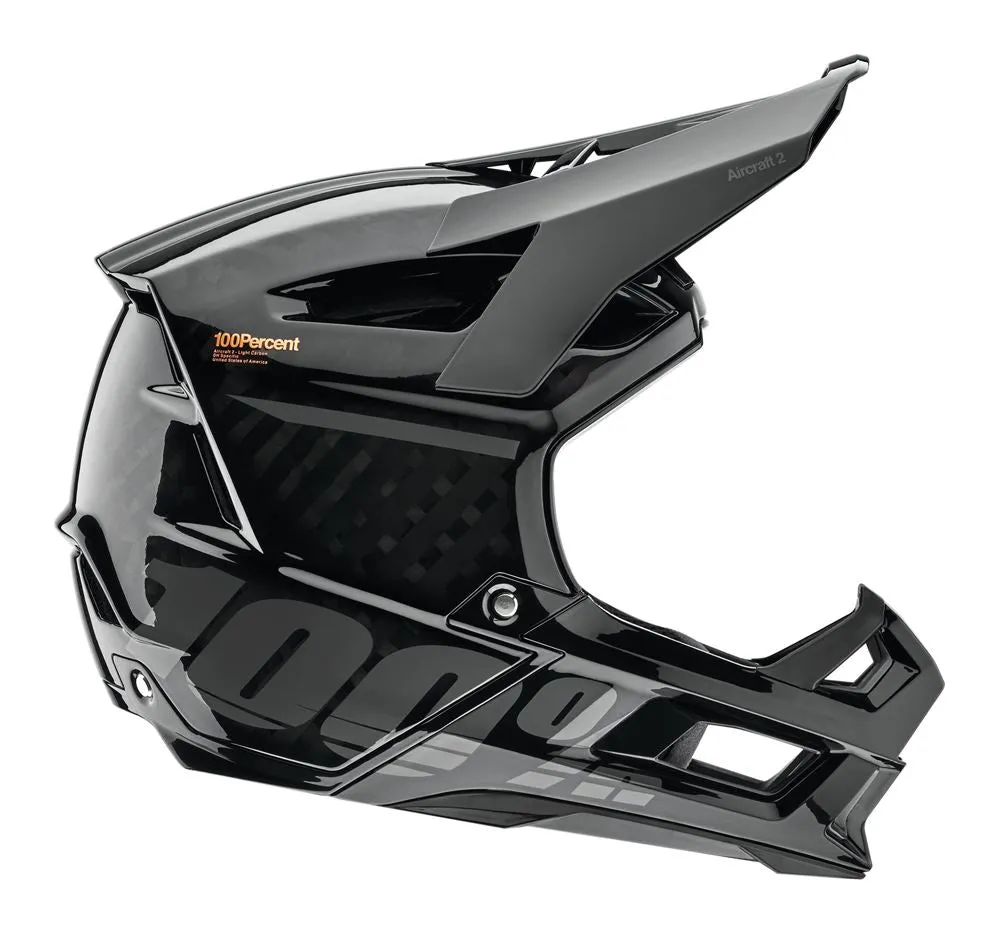 100% Aircraft 2 Helmet - Black - 2022