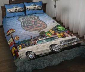 1966 Chevy El Camino Route 66 Quilt Set