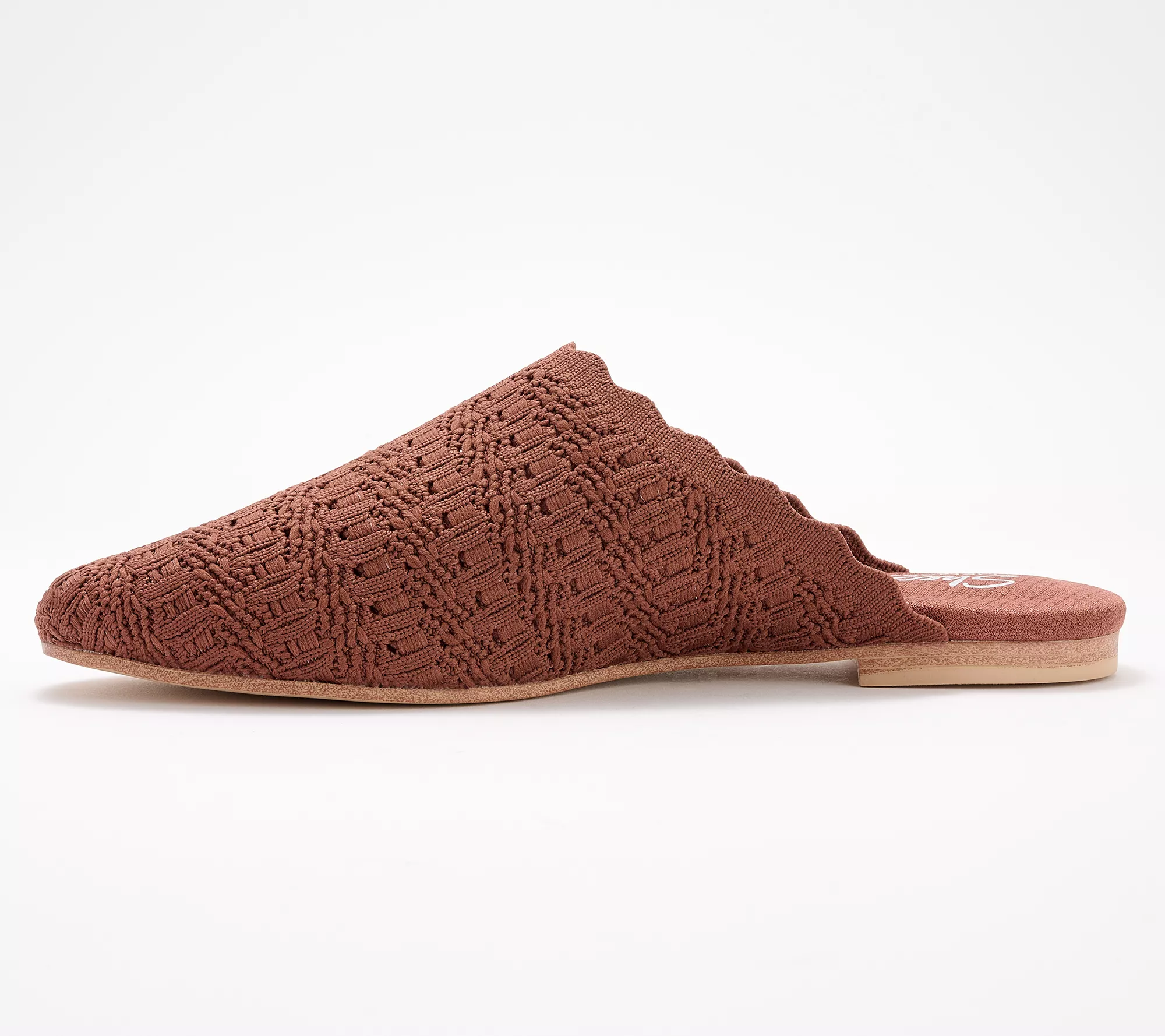 "As Is" Skechers Cleo Snip Washable Vegan Recycled Crochet Mules