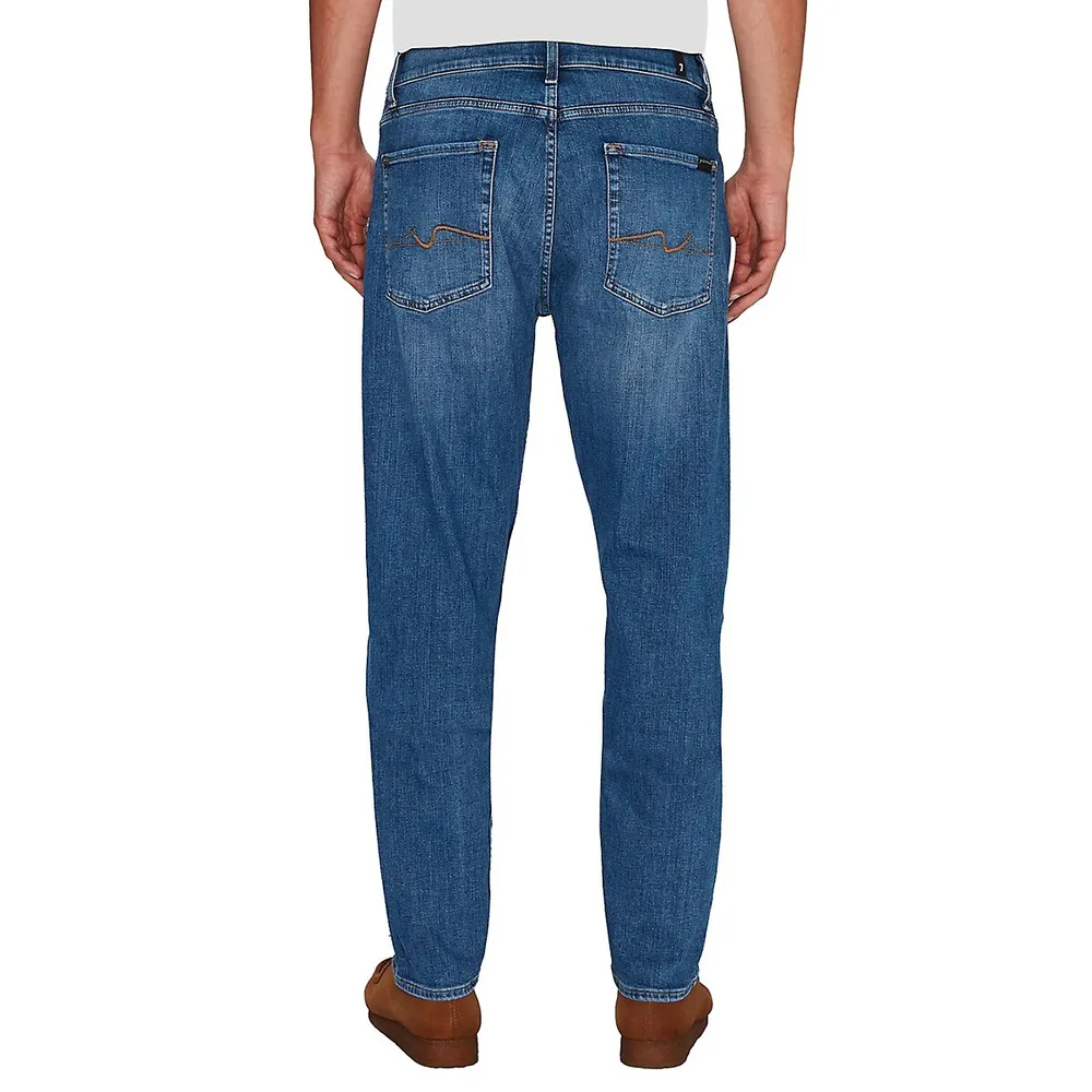 7 For All Mankind Adrien Earthkind Stretch Tek Slim-Fit Jeans