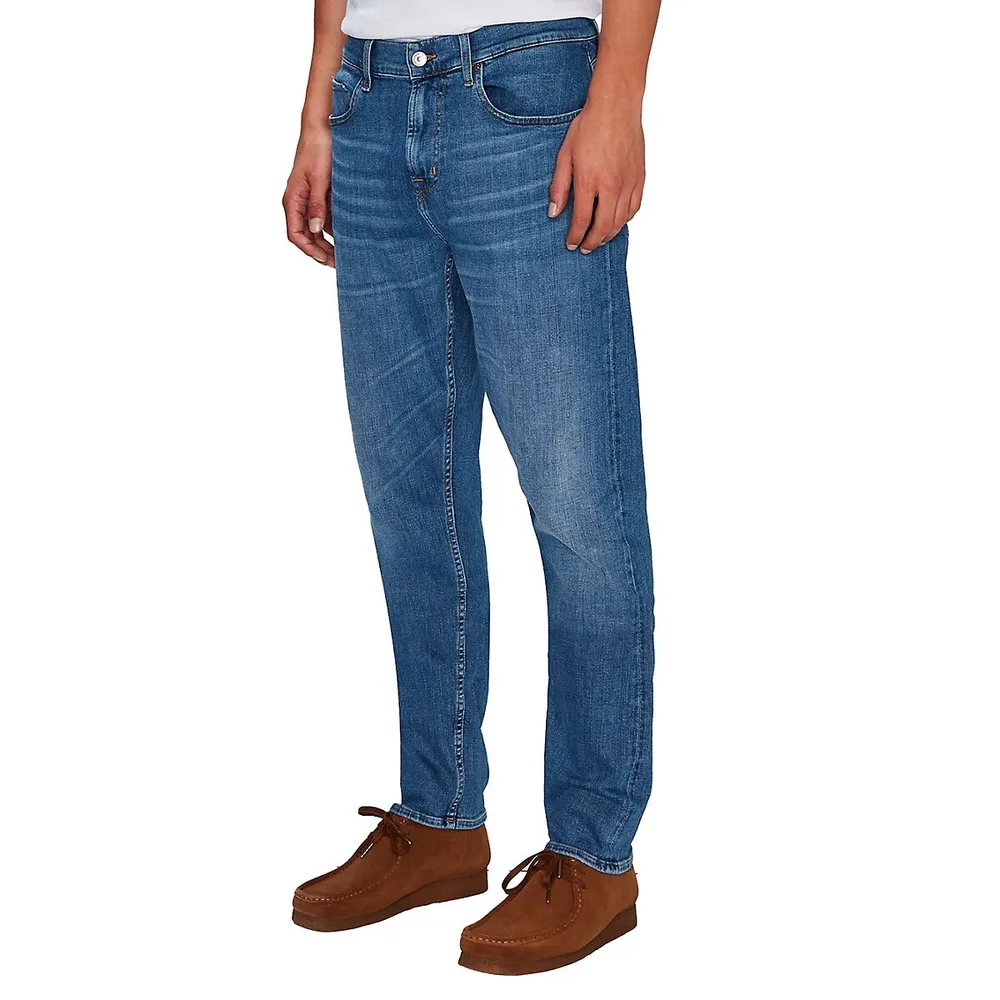 7 For All Mankind Adrien Earthkind Stretch Tek Slim-Fit Jeans