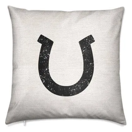 ACE Equestrian - Equestrian Pillow | Horse Shoe