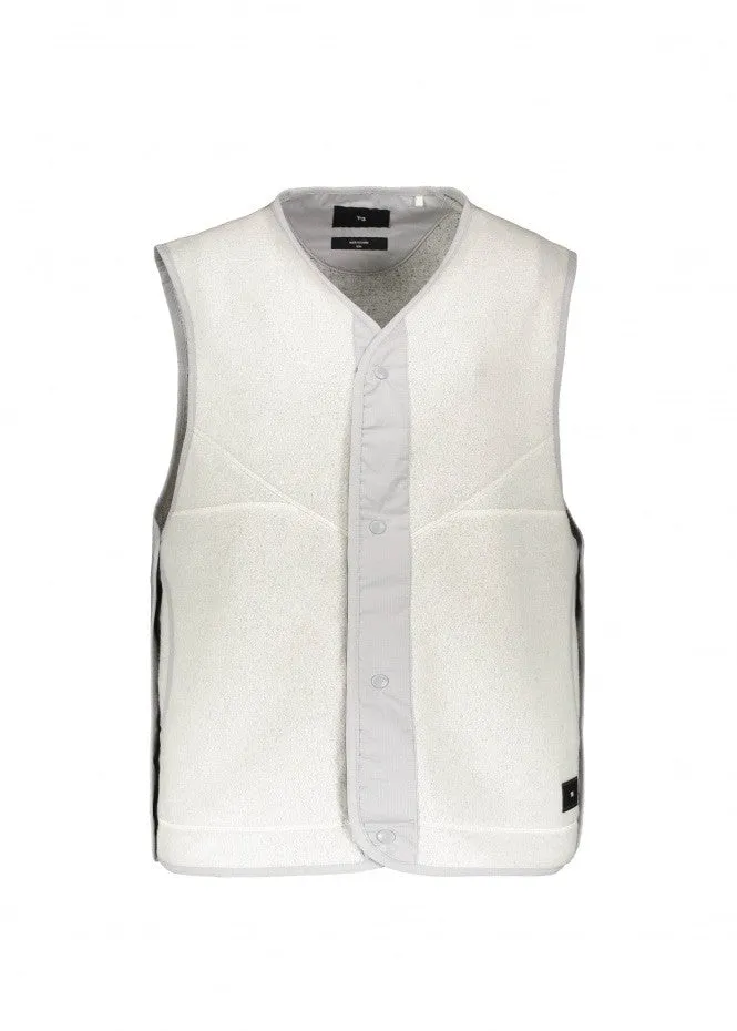 Adidas Y3 Fleece Vest - Cloud White