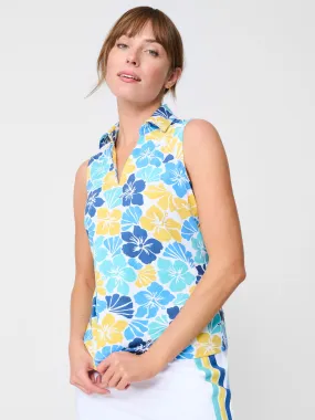 Aida Sleeveless Top in Beach Blossom