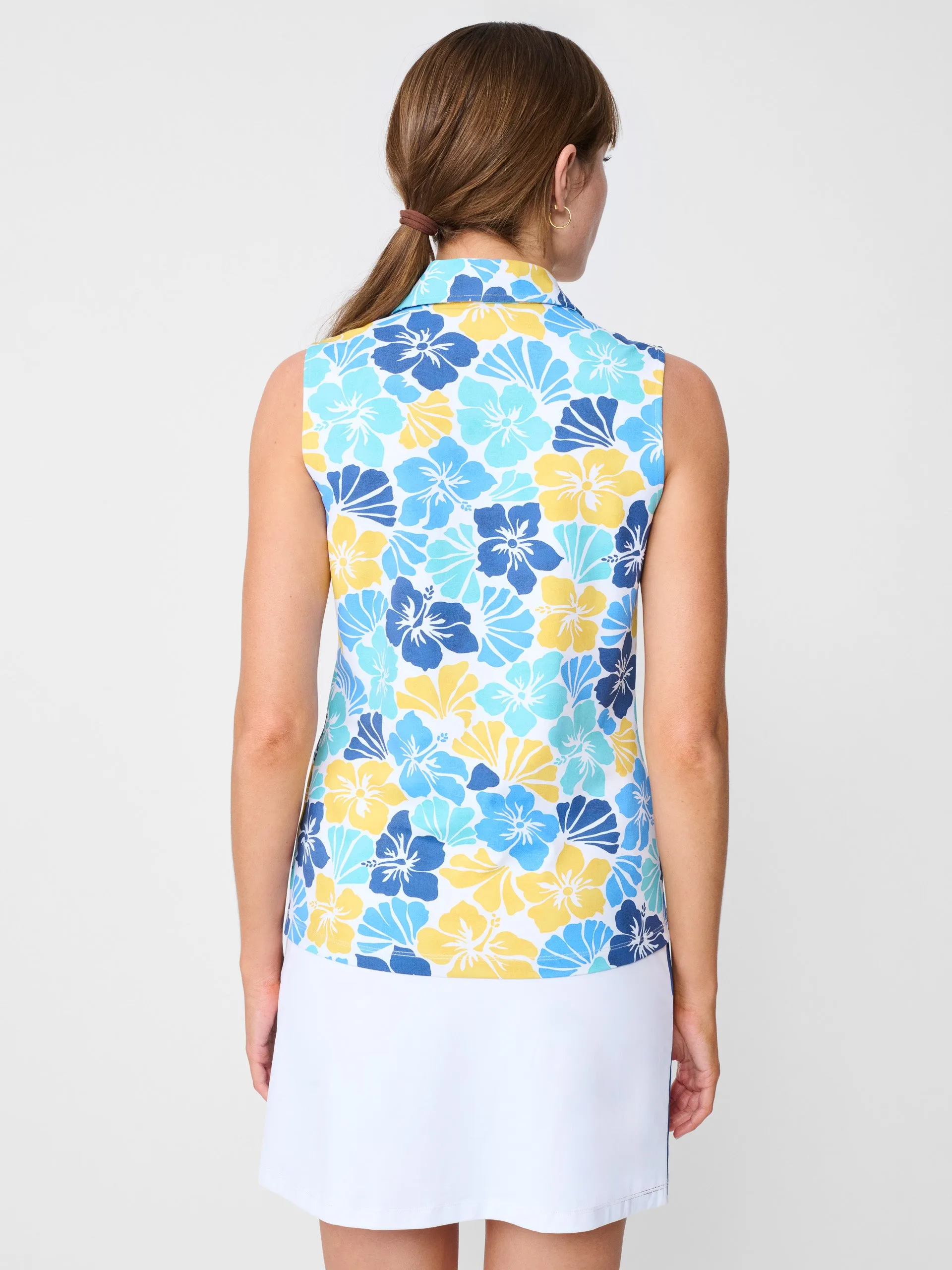 Aida Sleeveless Top in Beach Blossom