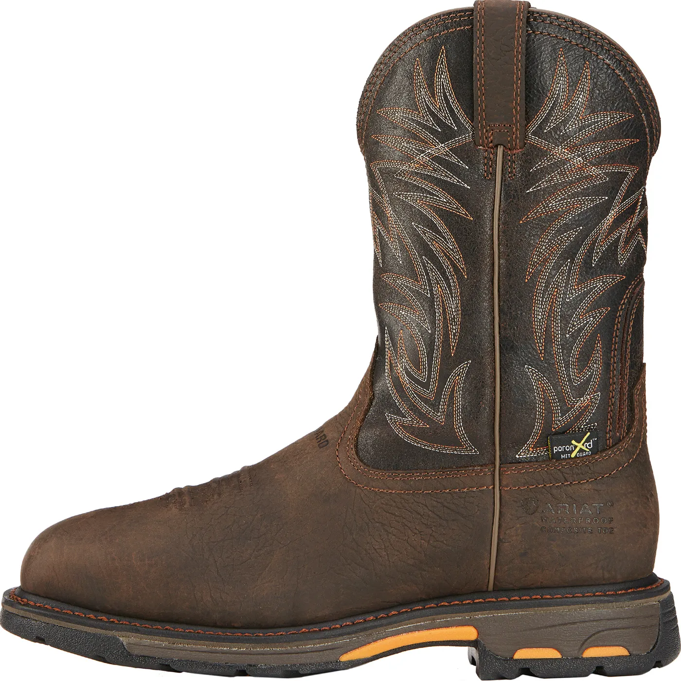 Ariat WorkHog Men's 11 inch Composite Toe Internal Met-Guard Waterproof Western Work Boot