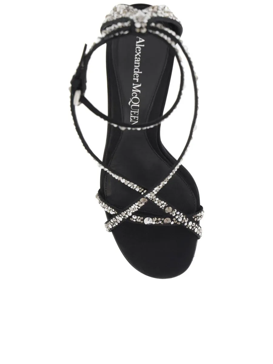 Armadillo Satin Sandals