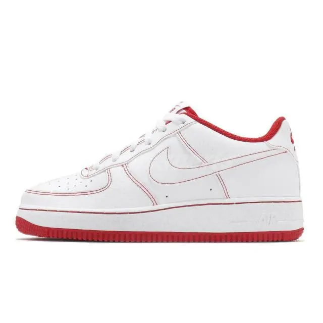 AUTHENTIC NIKE AIR FORCE 1 White University Red CW1575 1...