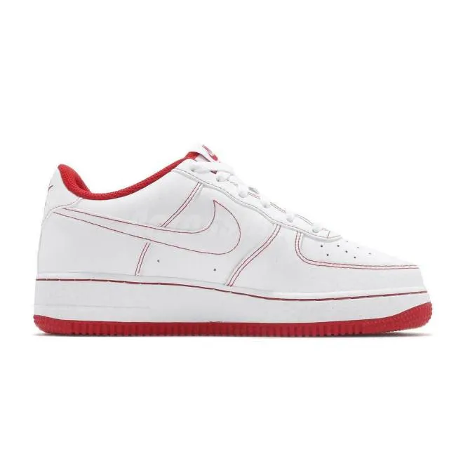 AUTHENTIC NIKE AIR FORCE 1 White University Red CW1575 1...