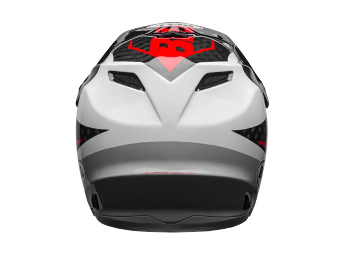 Bell Full-9 Full Face Helmet - White-Black-Hibiscus Rio - 2018