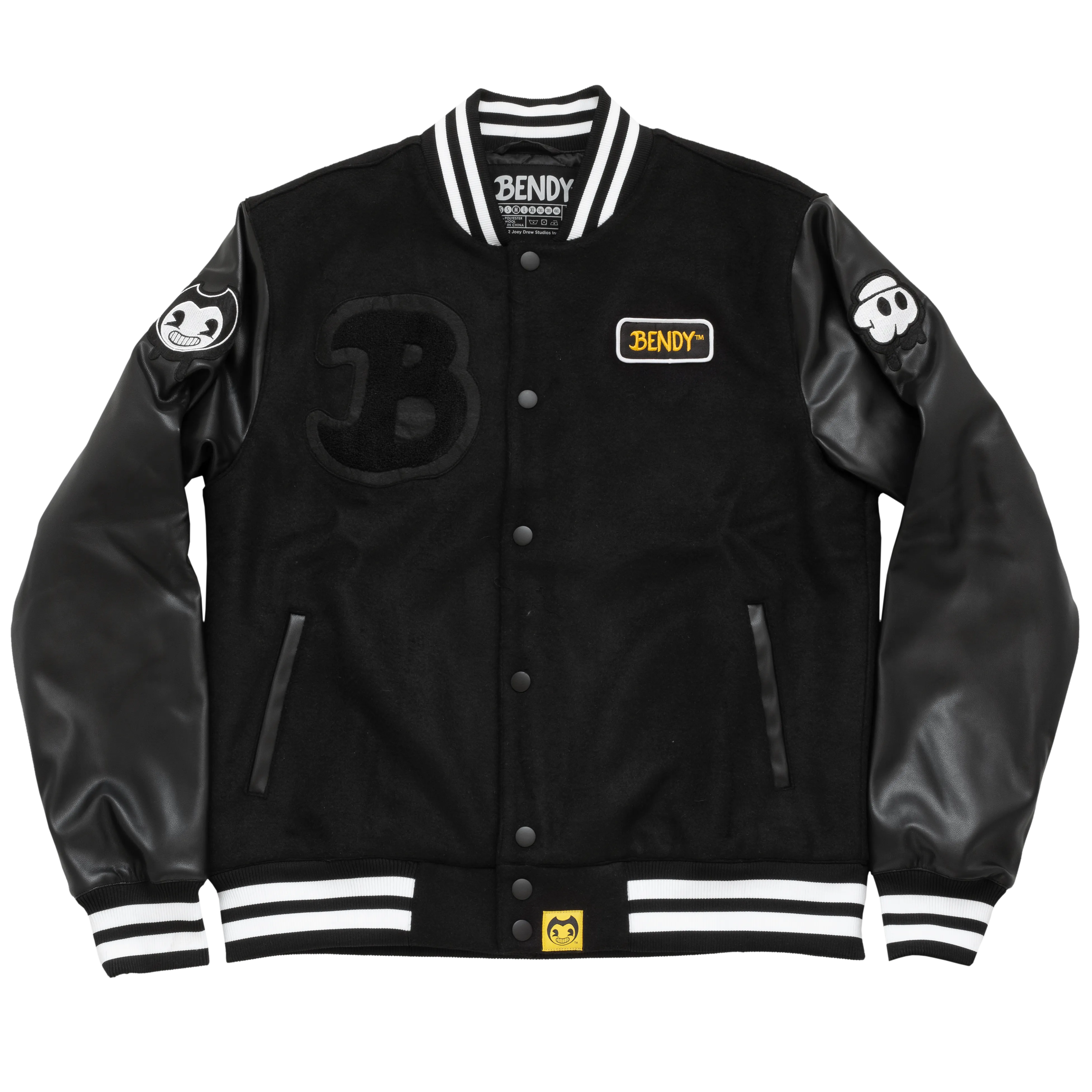 Bendy Wool Varsity Jacket