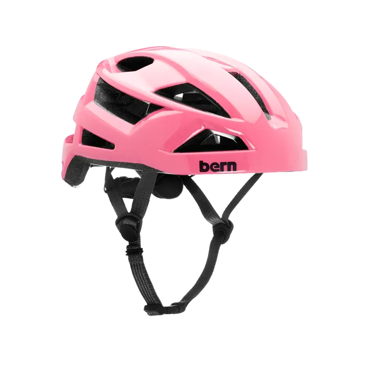 Bern FL-1 Libre Helmet - Satin Hot Pink