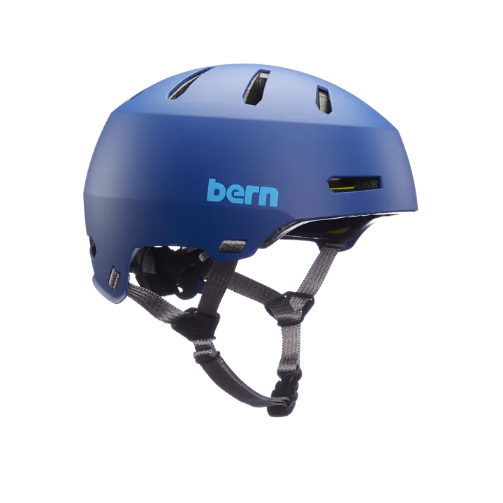 Bern Macon 2.0 MIPS Helmet - Matt Blue Wave