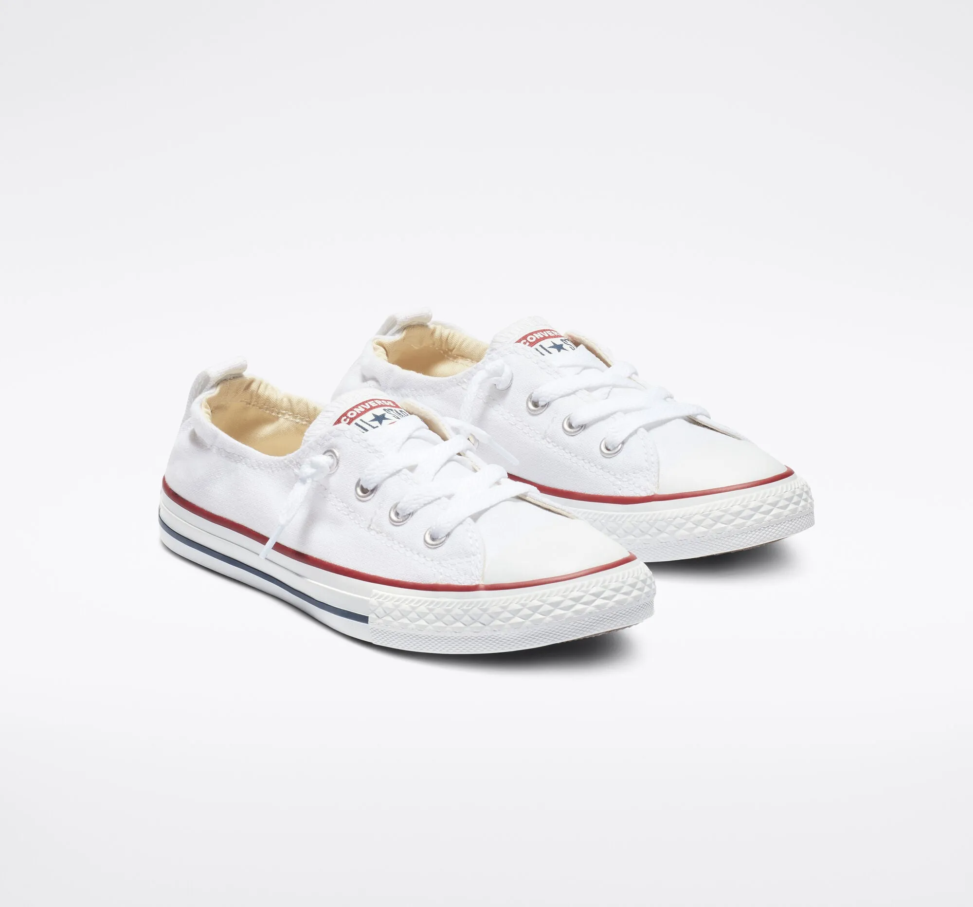 Big Kid Converse Chuck Taylor All Star Shoreline Slip White