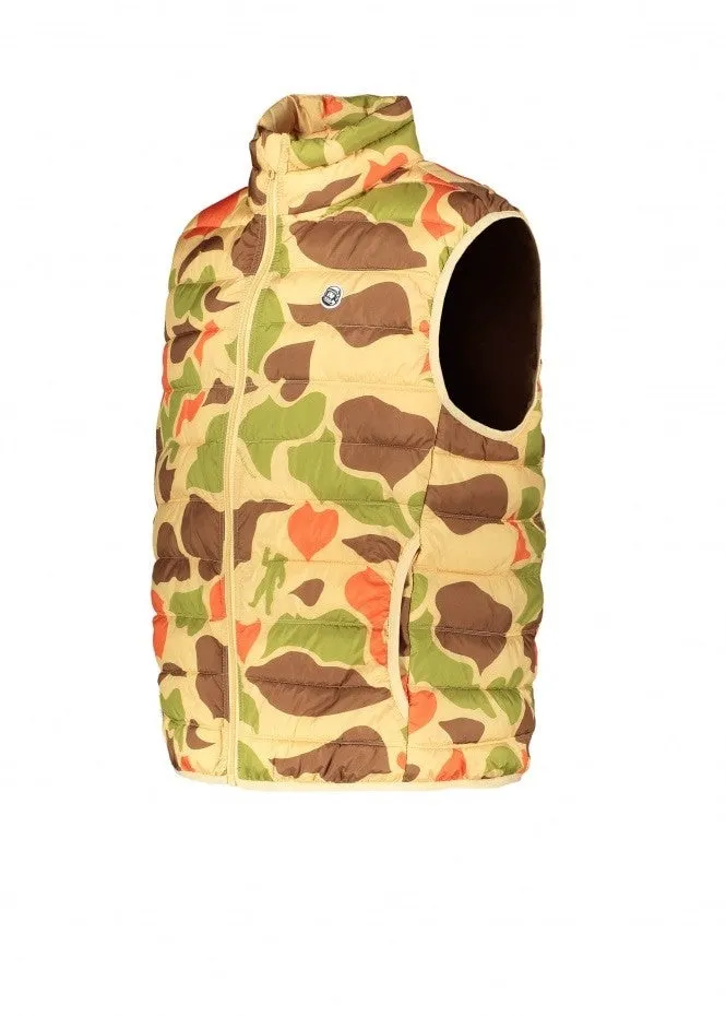 Billionaires Boys Club Camo Lightweight Vest - Beige