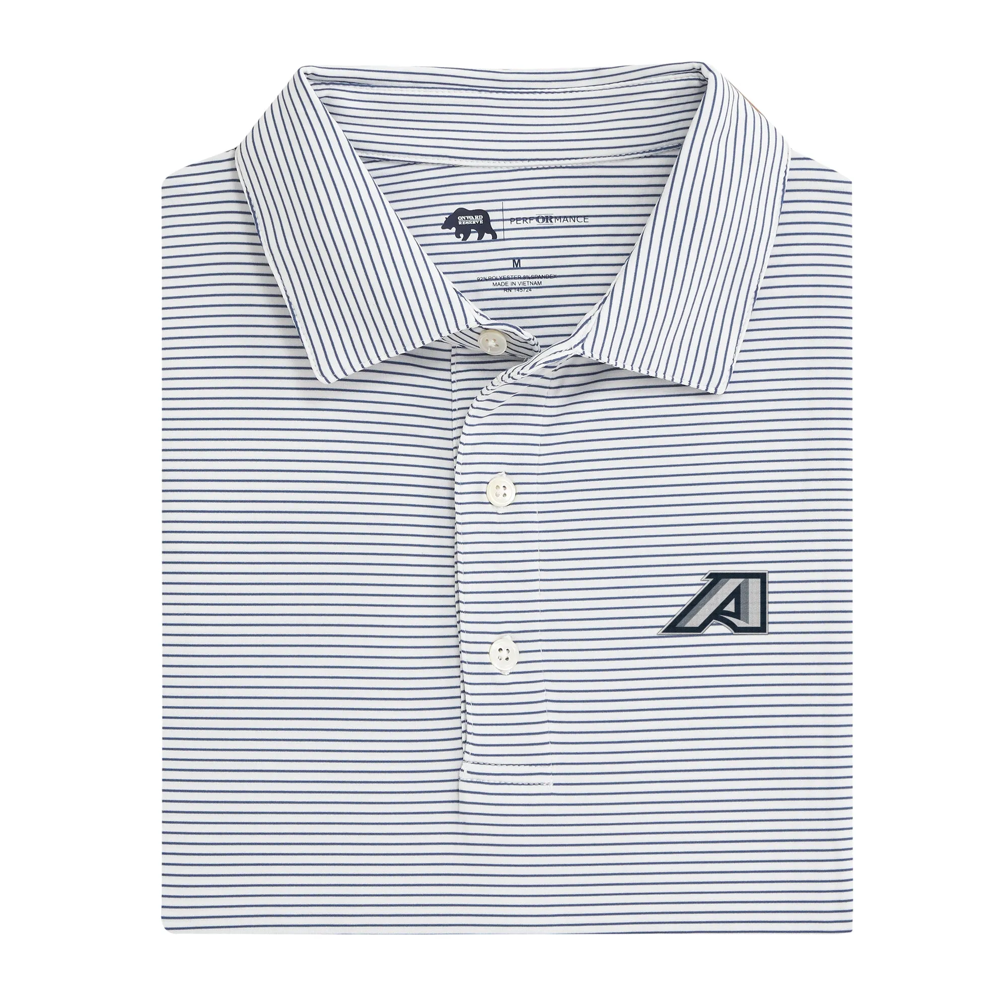 Birdie Stripe Augusta Performance Polo