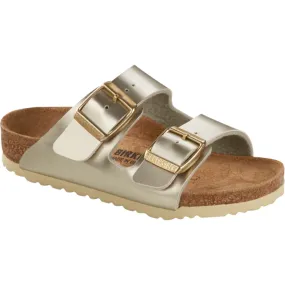 Birkenstock Arizona slim mules gold Imitation leather / synthetic leather