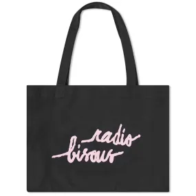 Bisous Skateboards Bisous Radio Tote bagBlack