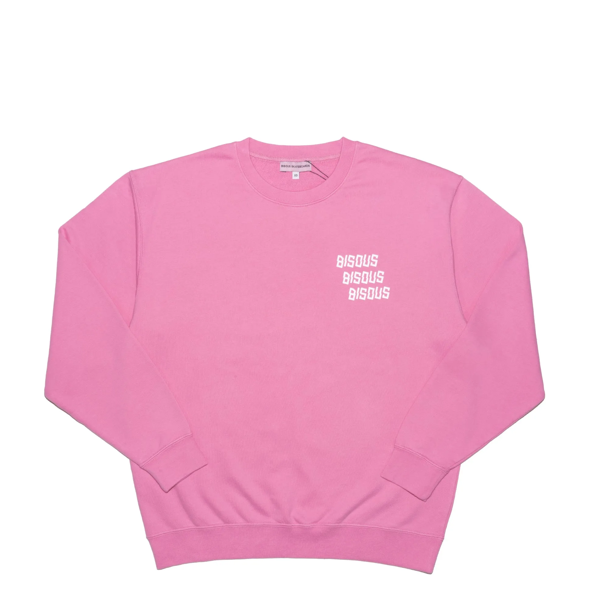 Bisous Skateboards - Bisous x3 Crewneck - Pink