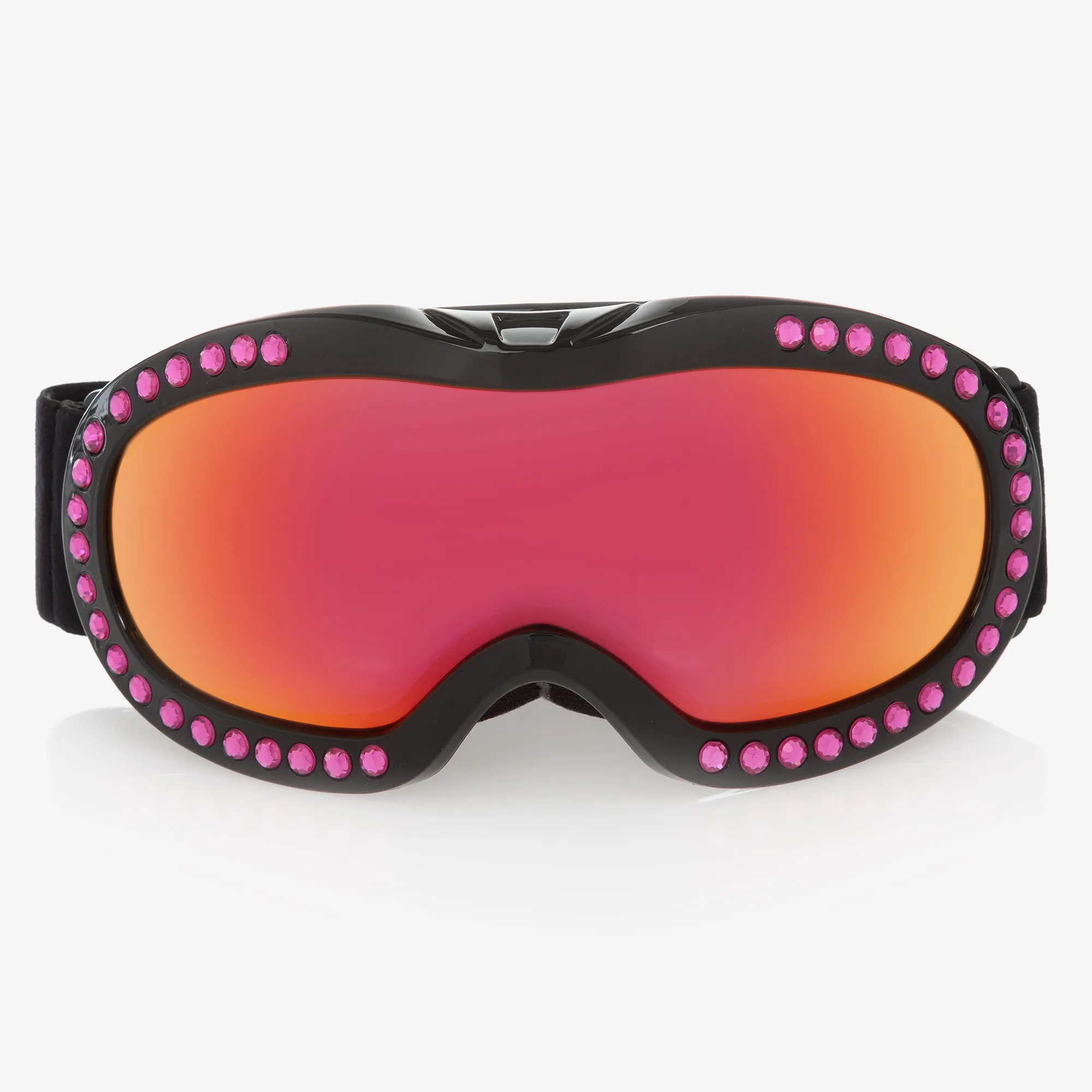 Black & Pink Ski Goggles