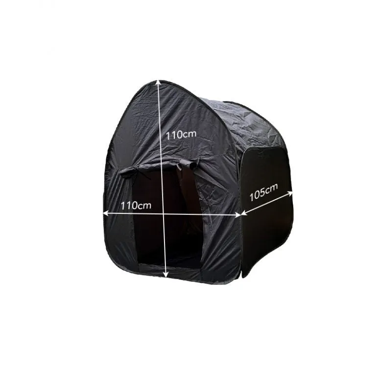 Black Sensory Pop Up Tent for Den Making with Carry Case