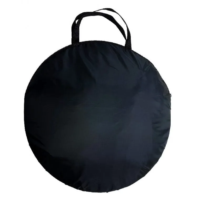 Black Sensory Pop Up Tent for Den Making with Carry Case