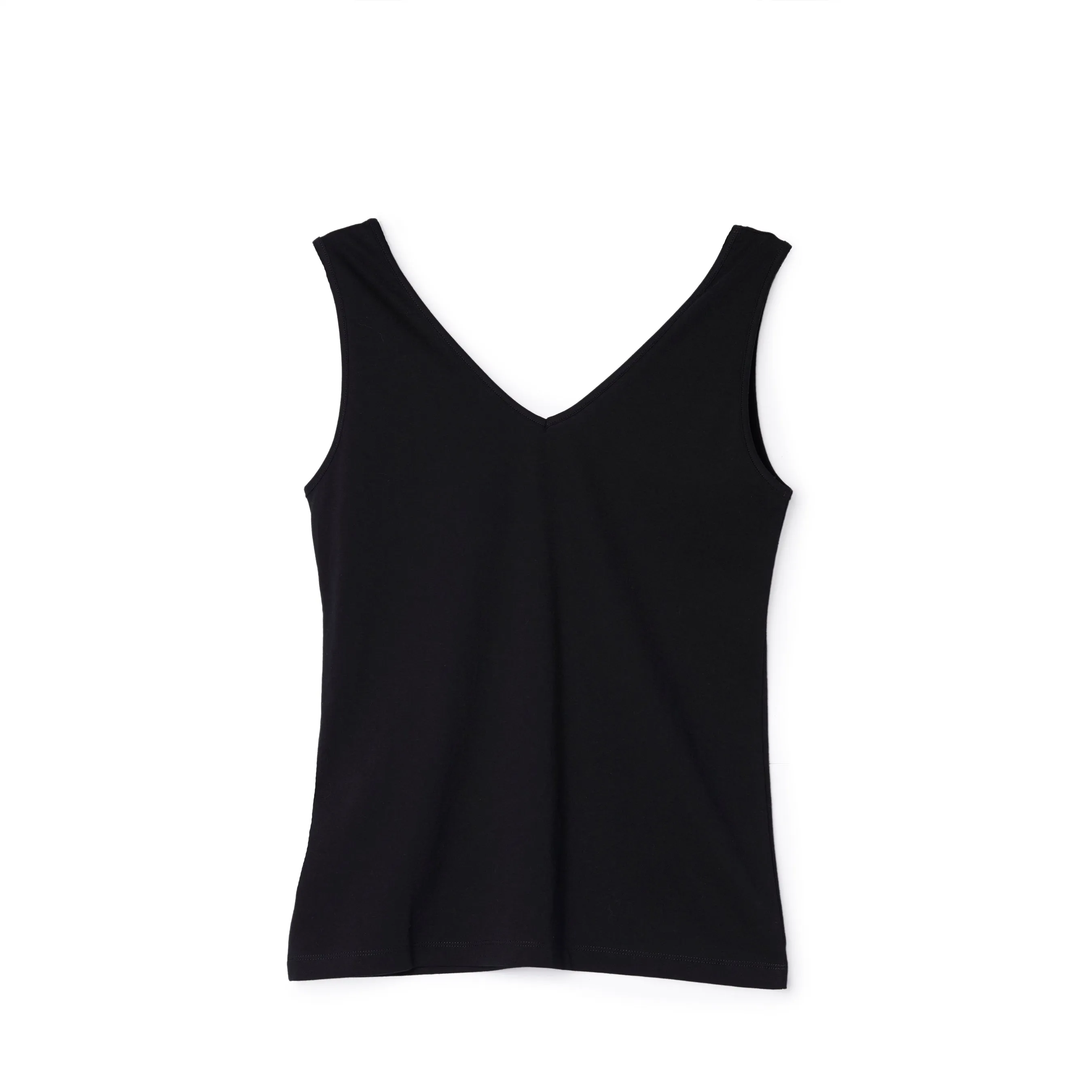 Black V Neck Vest