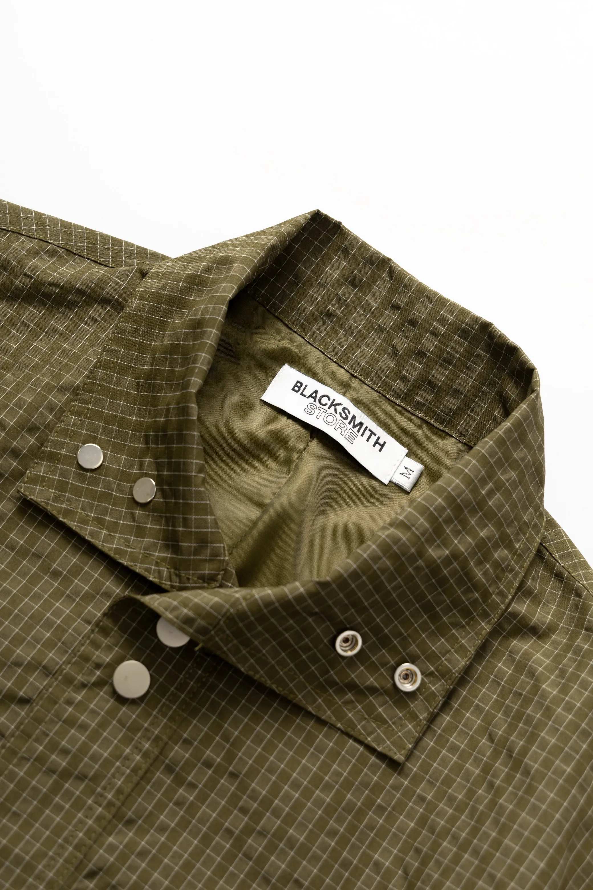 Blacksmith - Cropped Fairway Jacket - Olive