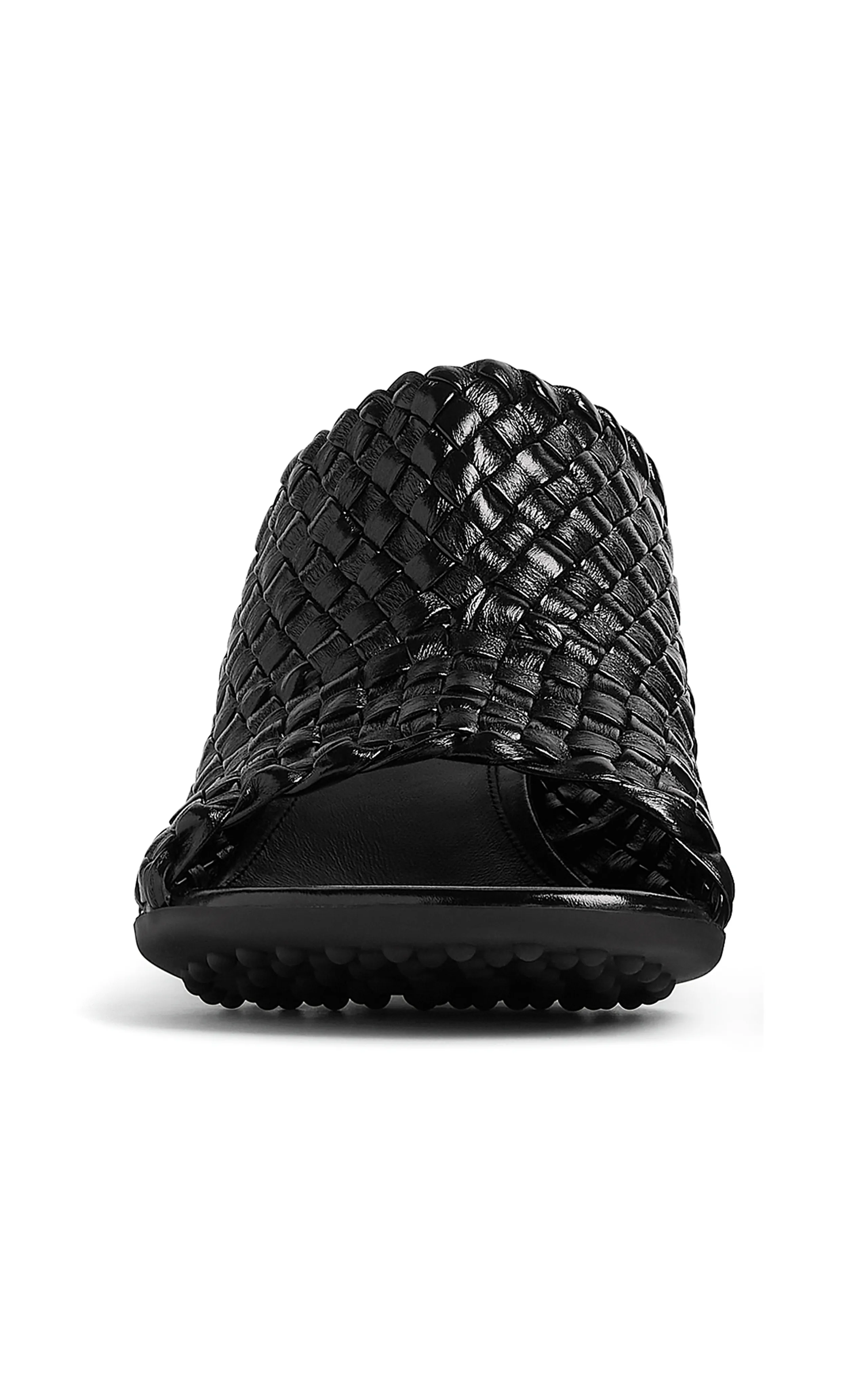 Bottega Veneta Atomic Intrecciato Vegan Leather Mules