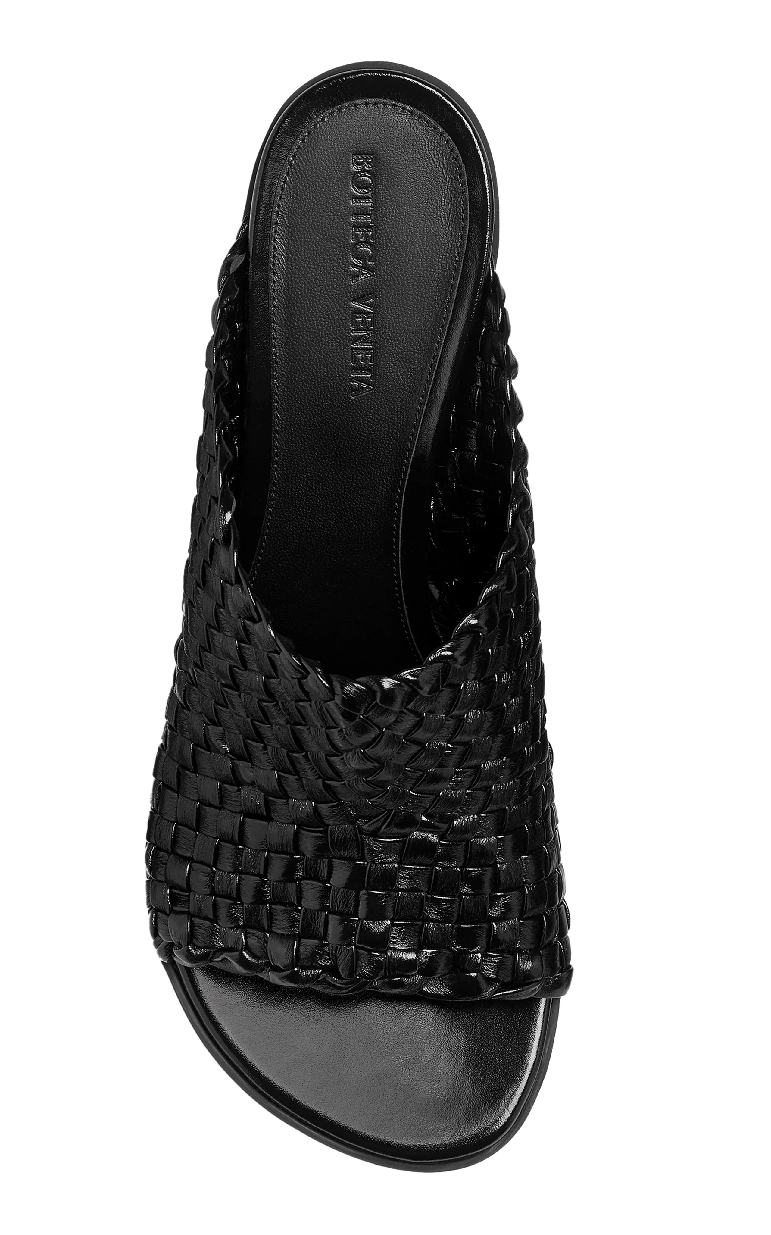 Bottega Veneta Atomic Intrecciato Vegan Leather Mules