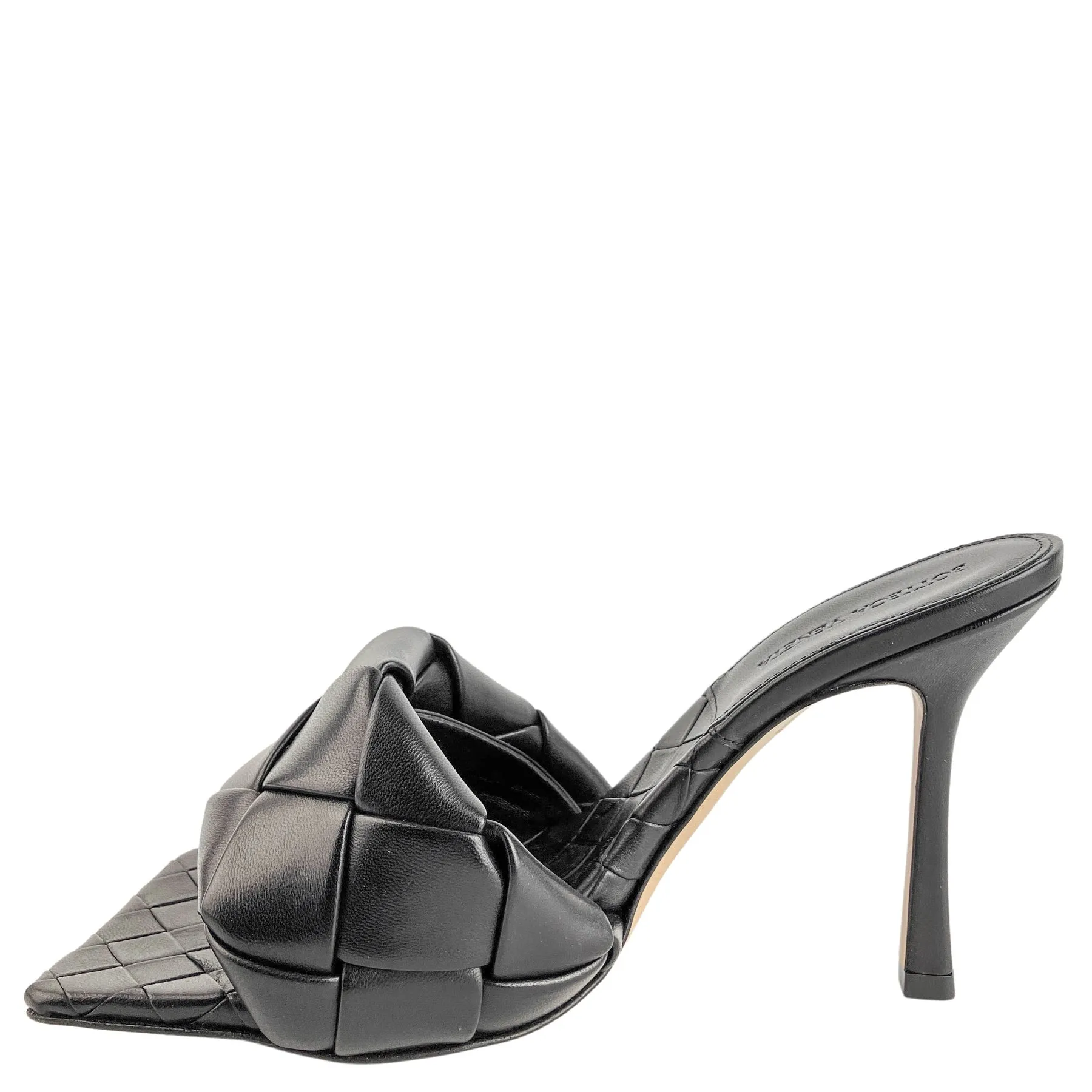 Bottega Veneta Lido Mules in Black