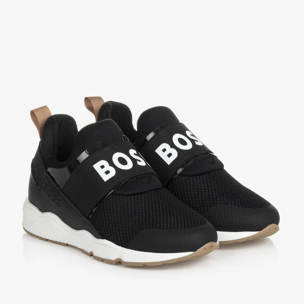 Boys Black Trainers