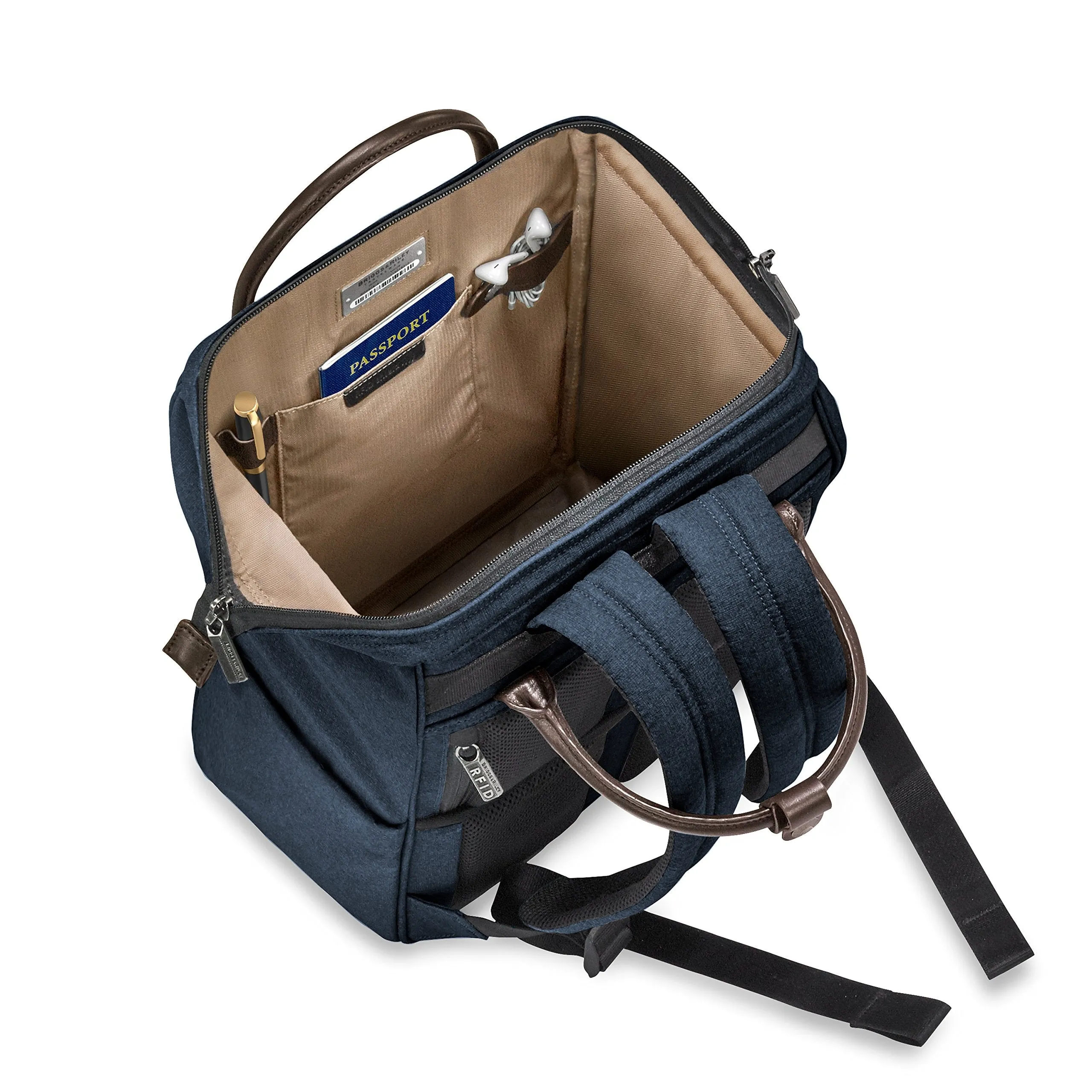 Briggs & Riley Kinzie Street Framed Wide-mouth Backpack  