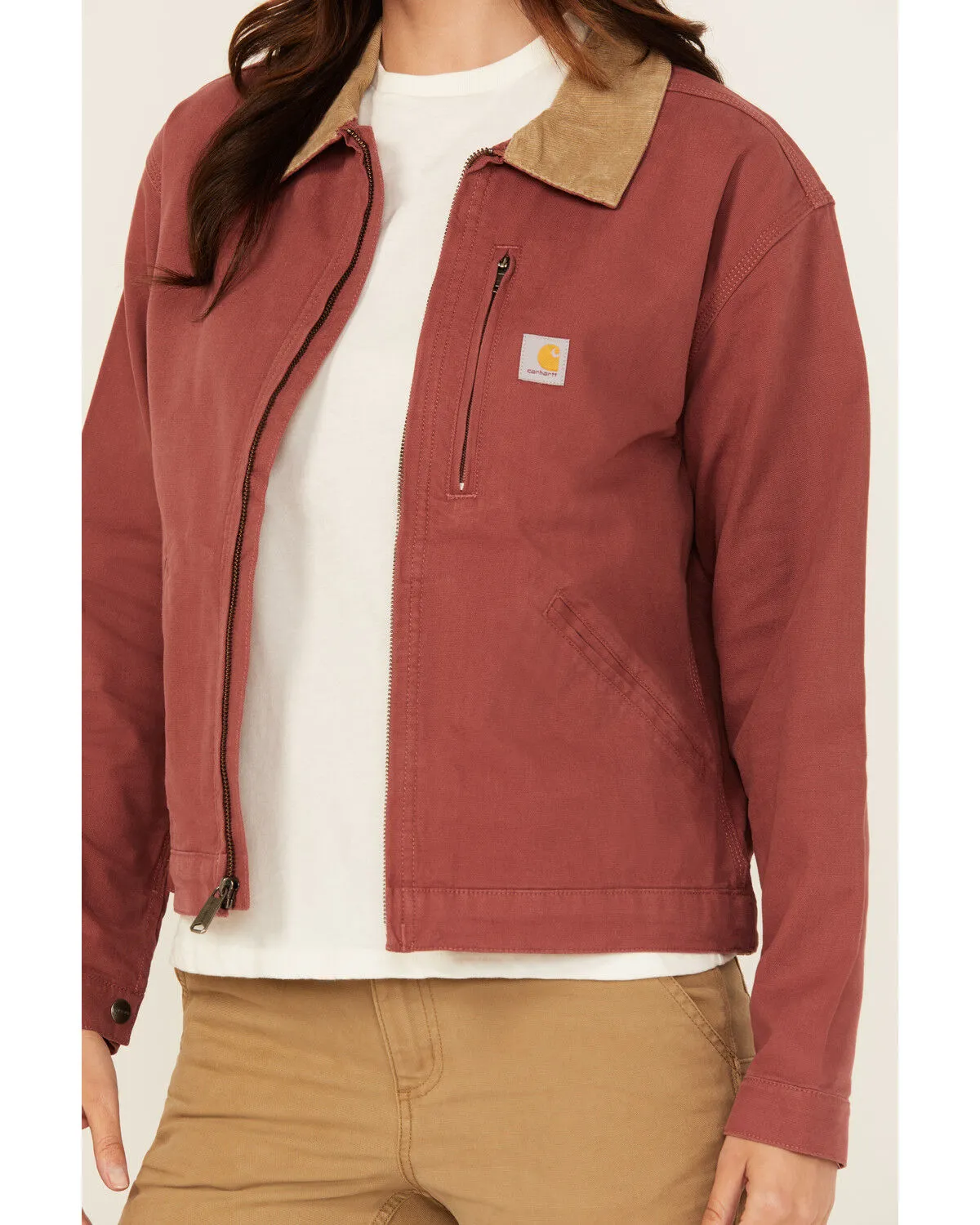 Carhartt Women's Rugged Flex® Loose Fit Canvas Detroit Jacket