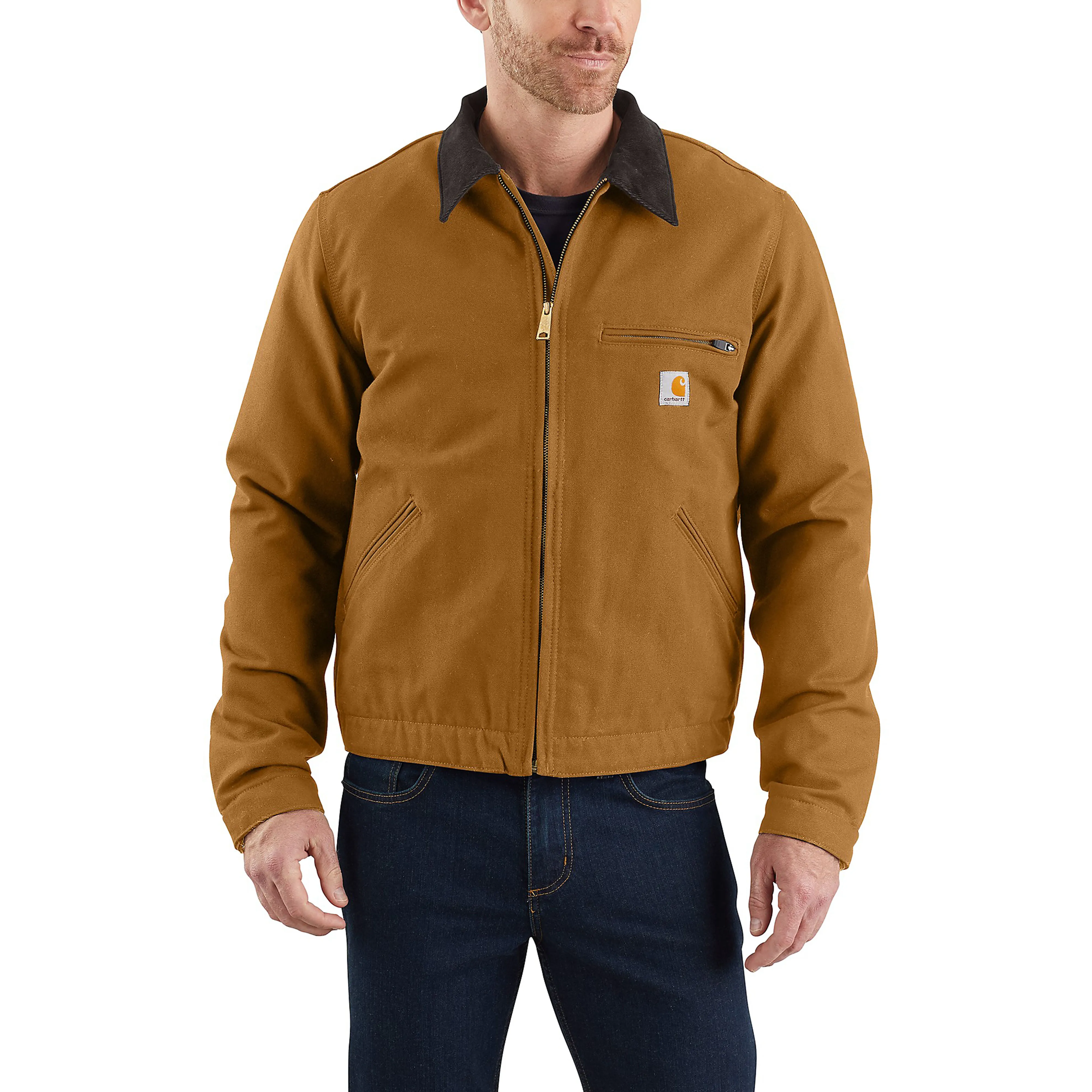 Carhartt Duck Detroit Relaxed Fit Jacket Brown