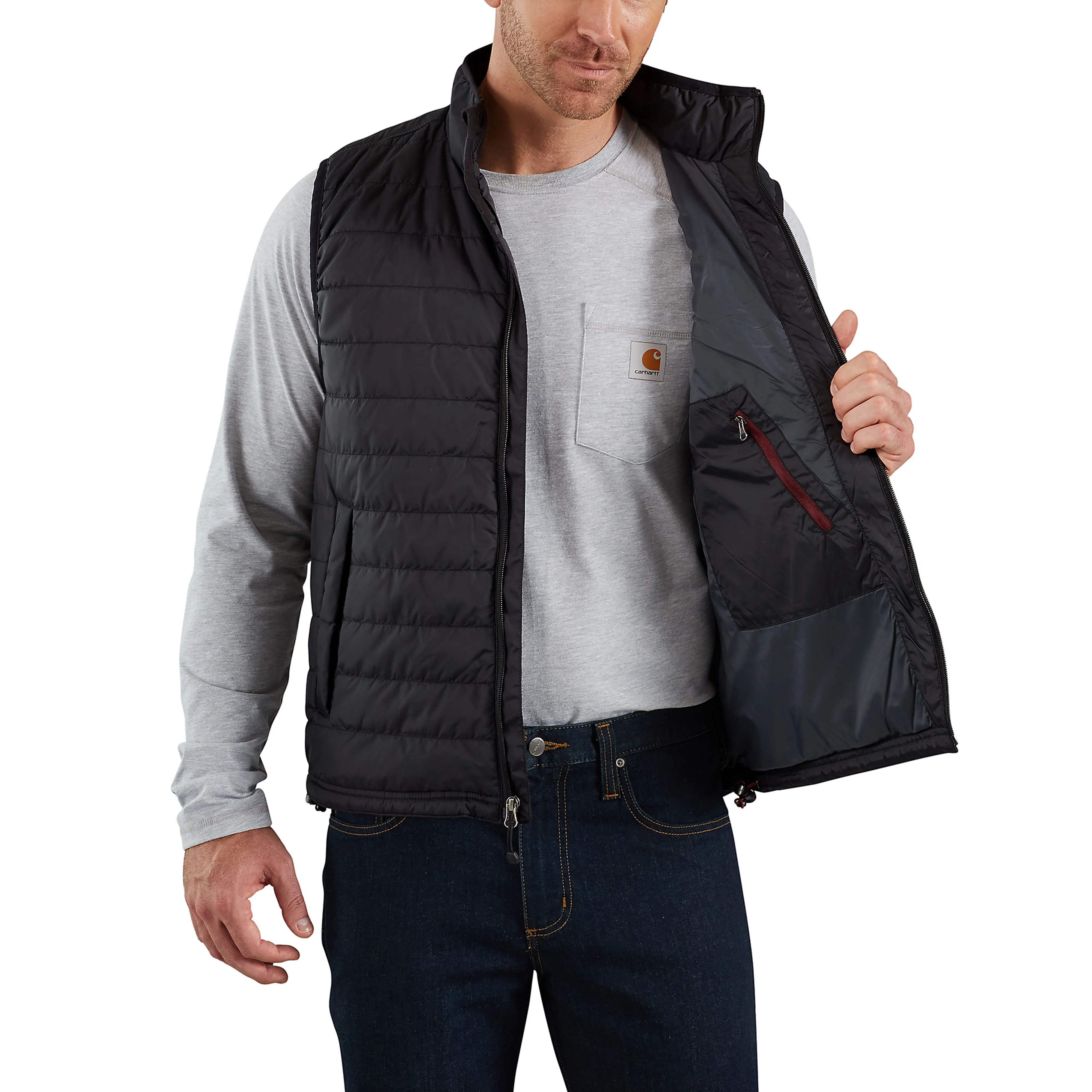 Carhartt Gilliam Rain Defender Lightweight Insulated Vest Black