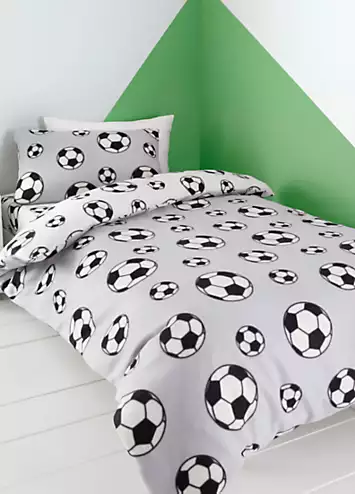 Catherine Lansfield Kids Football Cosy Fleece Duvet Cover Set | Kaleidoscope