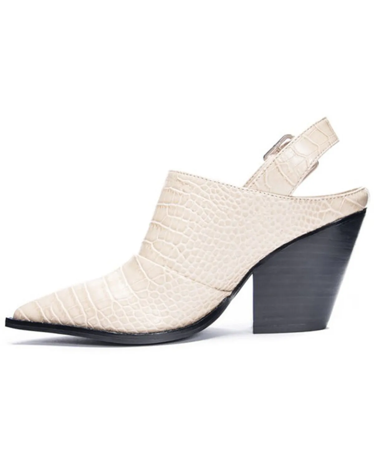 Chinese Laundry Women's Tilani Croc Print Fashion Mules - Pointed Toe