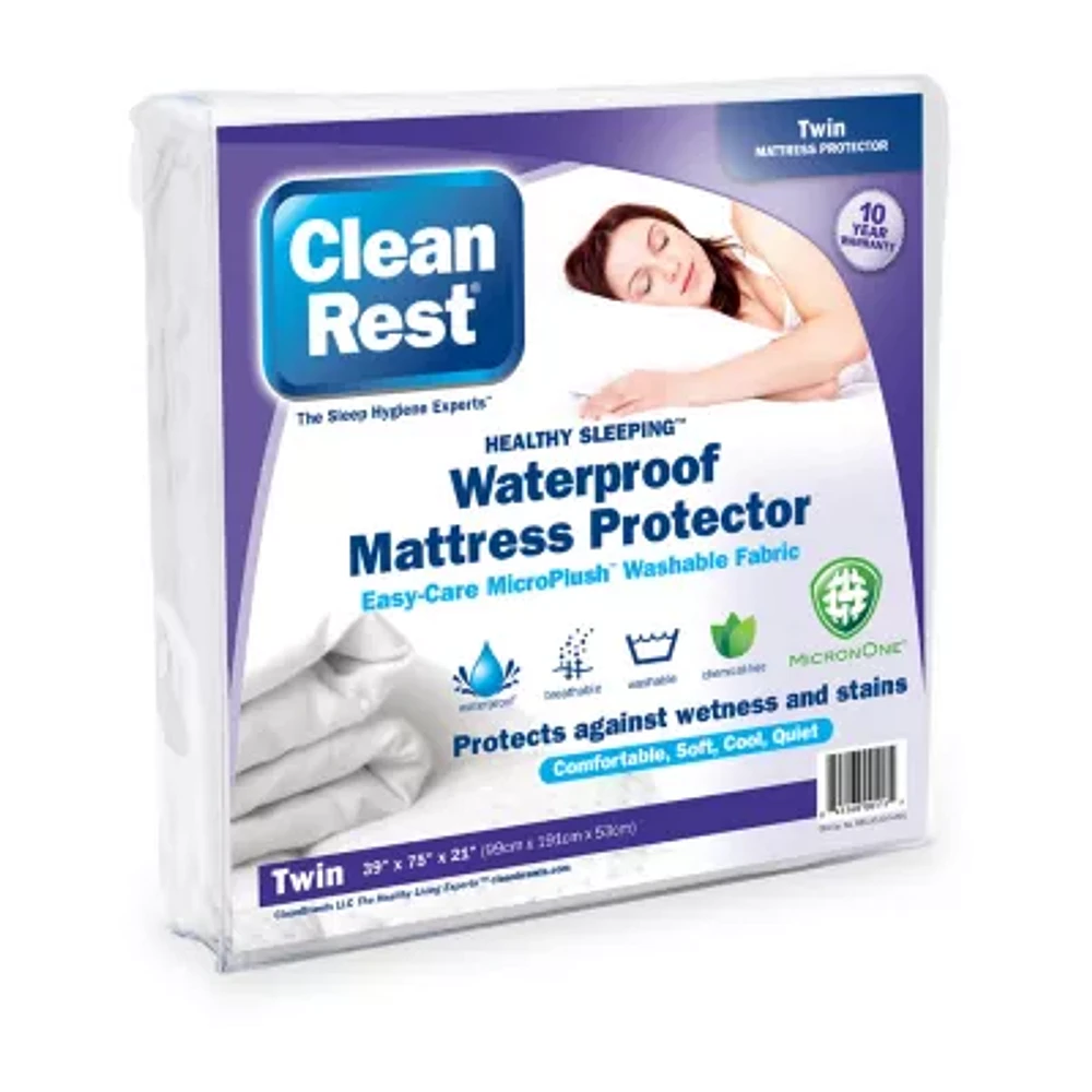 CleanRest Waterproof Allergen Barrier Mattress Protector