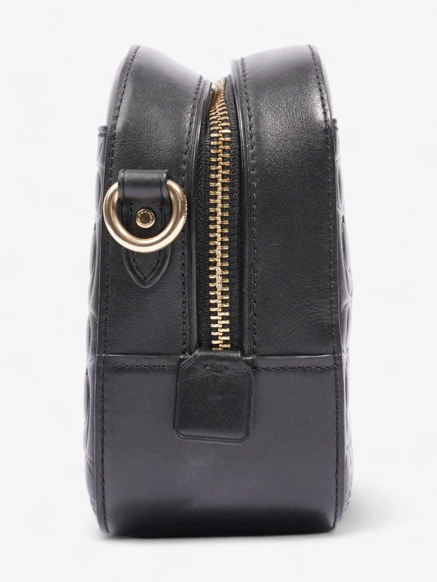 Coach Camera Bag Black Leather