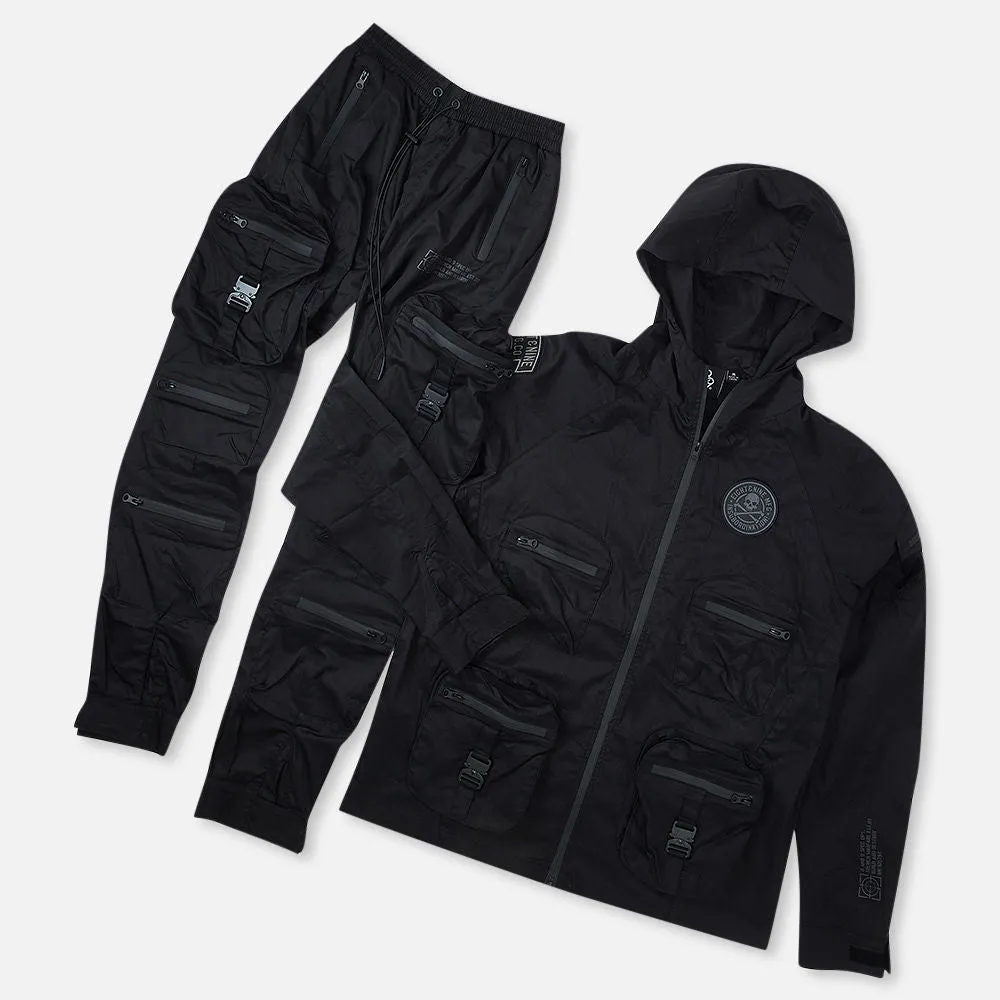 Combat Nylon Jacket Black