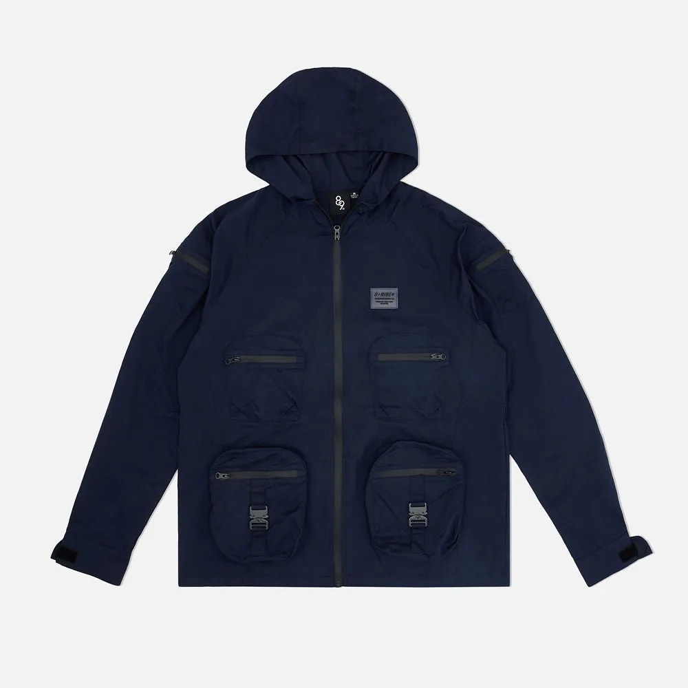 Combat Nylon Jacket Iridescent Navy