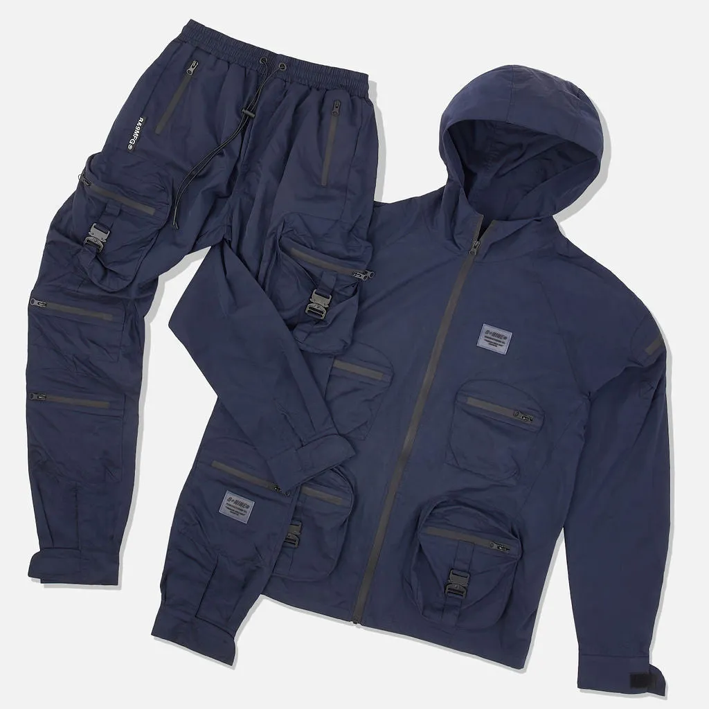 Combat Nylon Jacket Iridescent Navy