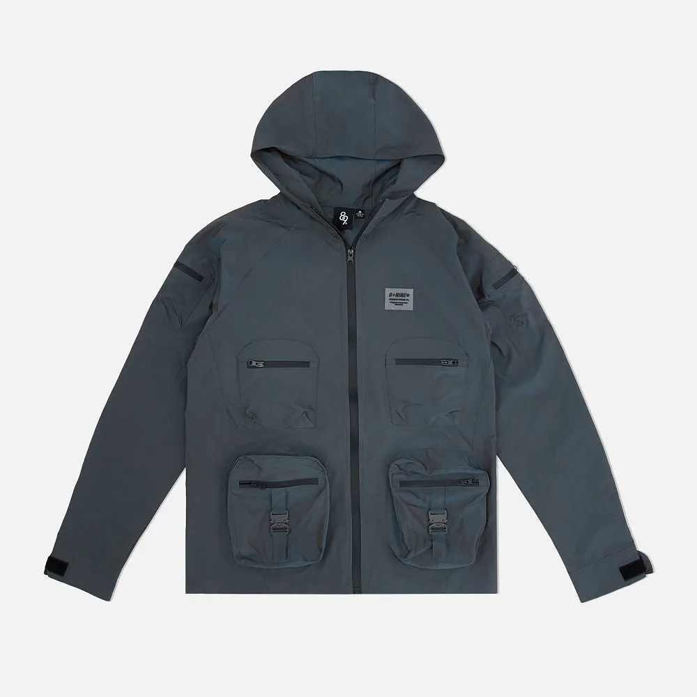 Combat Nylon Jacket Iridescent Steel