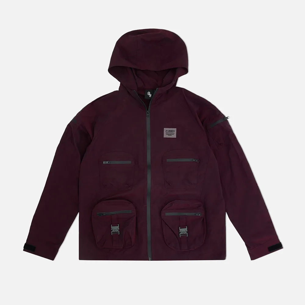 Combat Nylon Jacket Iridescent Wine