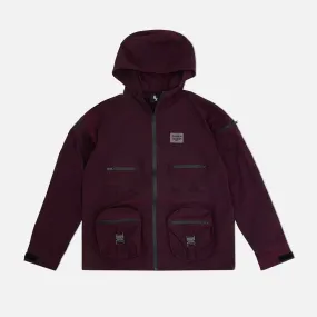 Combat Nylon Jacket Iridescent Wine