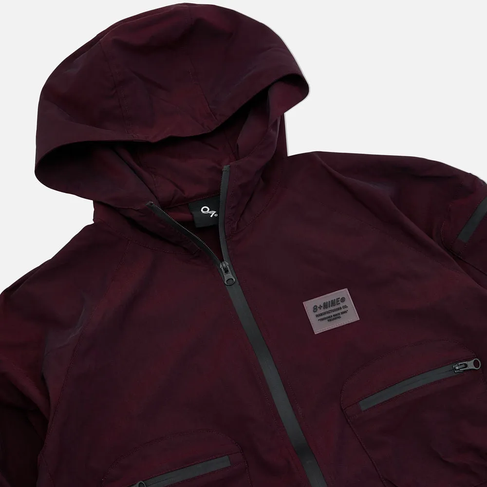 Combat Nylon Jacket Iridescent Wine