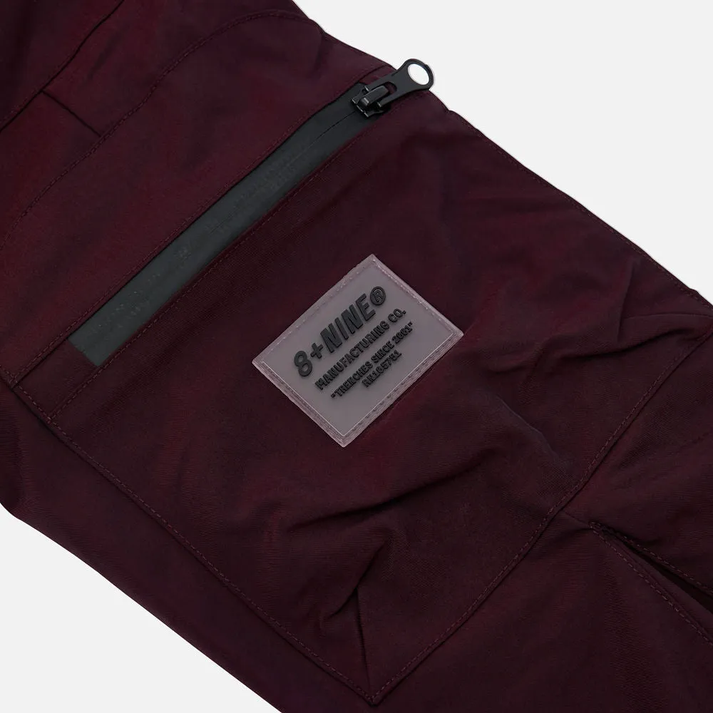 Combat Nylon Jacket Iridescent Wine