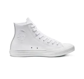 Converse - Chuck Taylor All Star Mono Leather High Top White 1T406