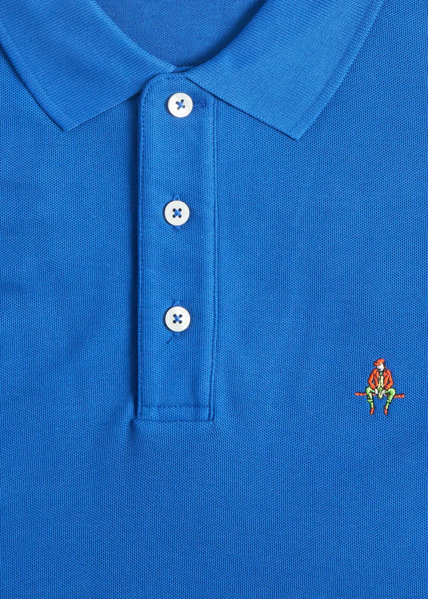 Cotton Piqué Logo Polo